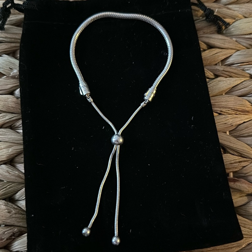 Pandora Moments snake chain slider bracelet